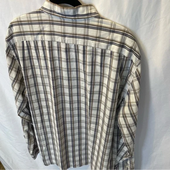 J.Crew Shirtings Cotton Size XXL Long Sleeve Button Front Shirt Tailored Plaid - Picture 8 of 12